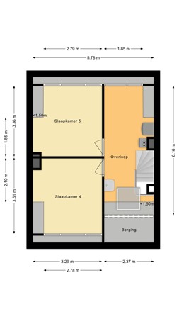 Floorplan - Heemraadslaan 18, 2411 SW Bodegraven